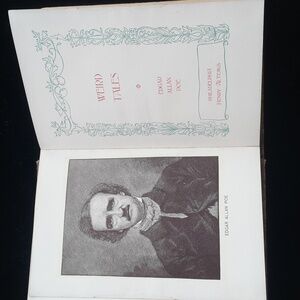 1895 "Weird Tales" by Edgar Allan Poe.